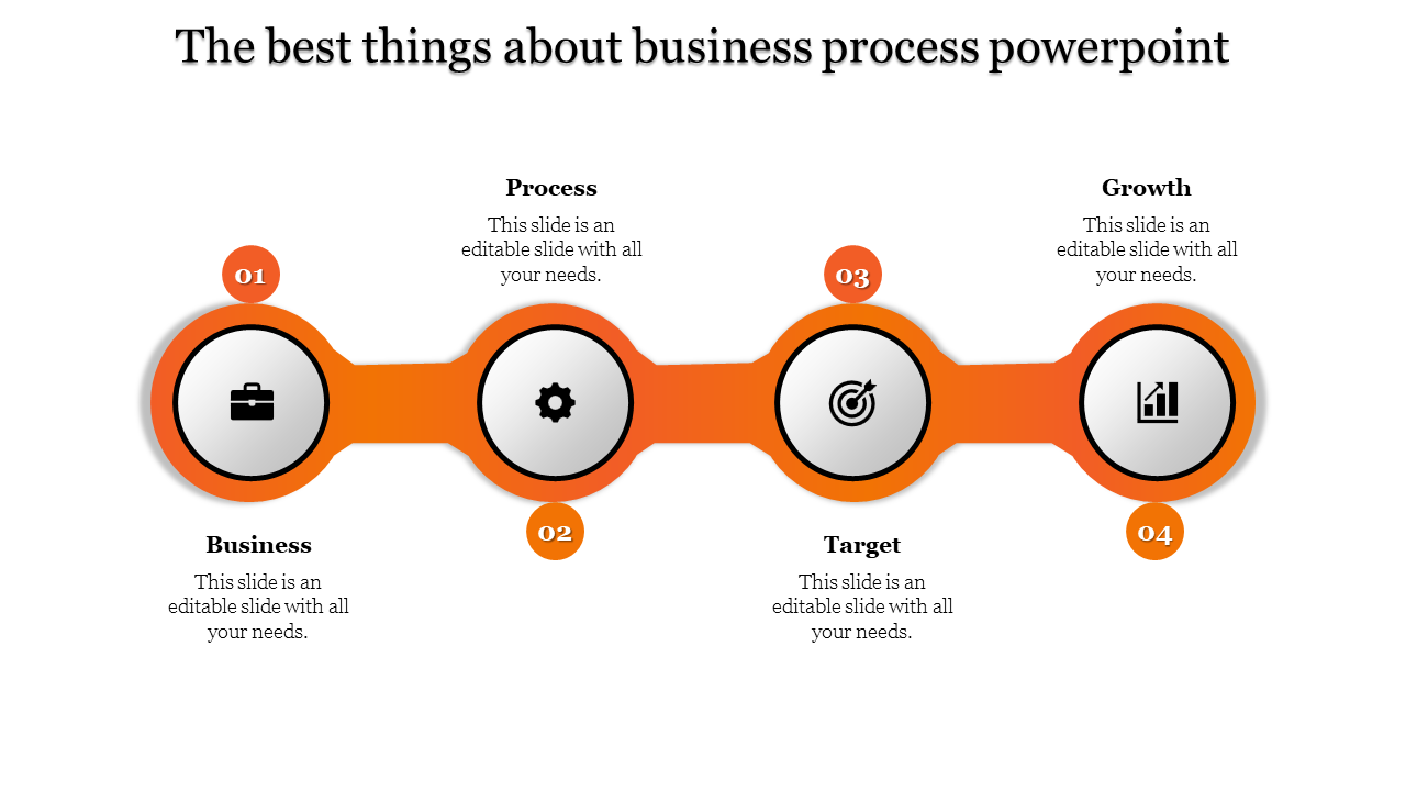 business process powerpoint-4-Orange
